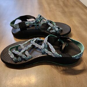 Chaco ZX 2 Womens Sport Sandals Toe Loop Strappy Adjustable Teal Size W7